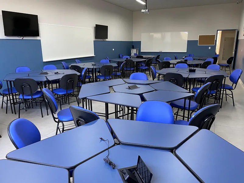 Sala de aula da FATEC Ivaiporã